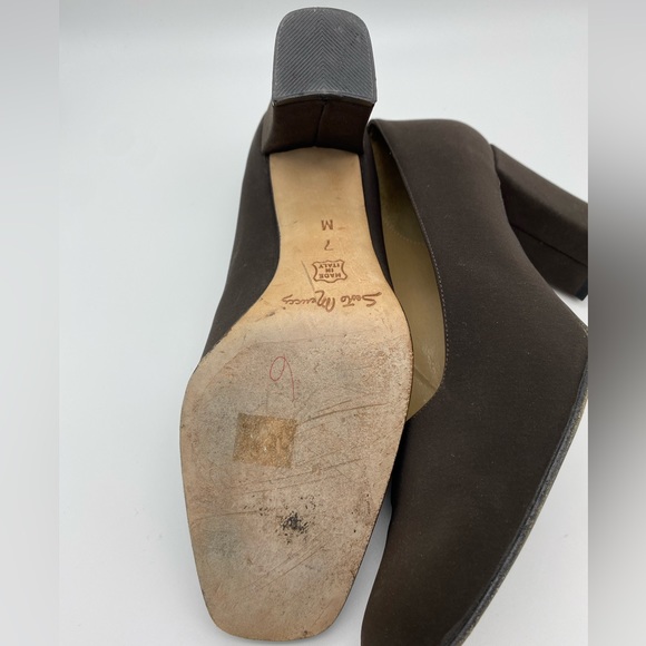 ☘️5 for $40☘️ Vintage Sesto Meucci of Florence Made in Italy Block Heels Size 7M - Picture 11 of 15